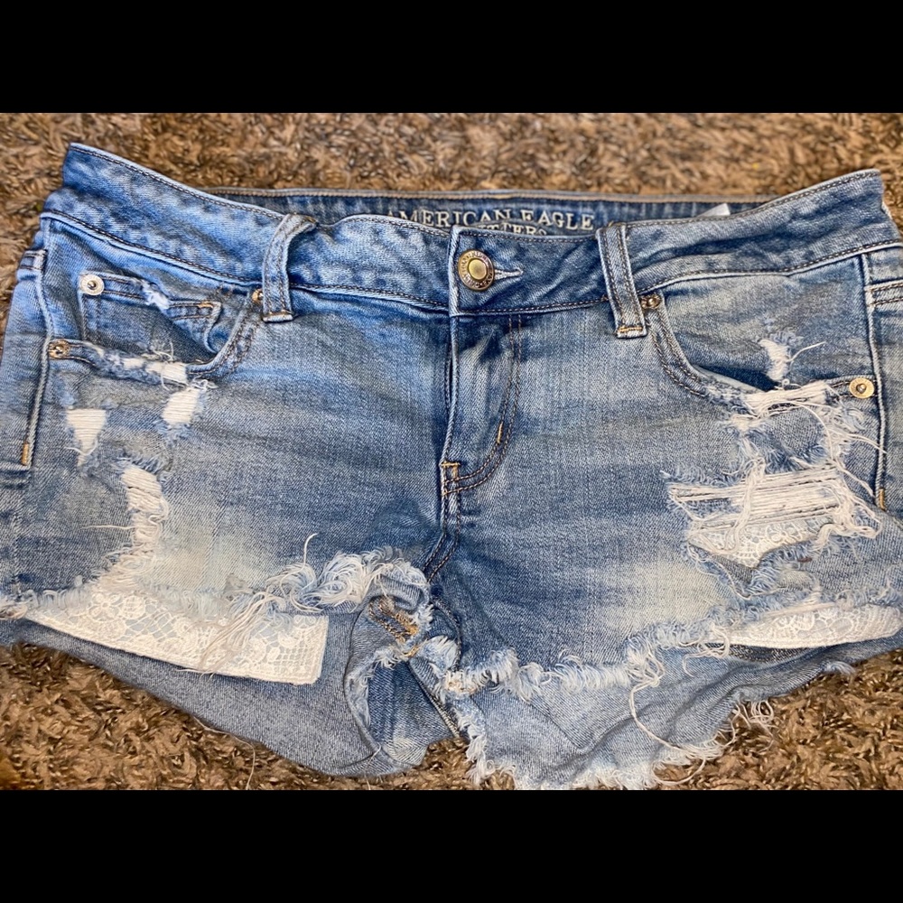 American eagle jean shorts